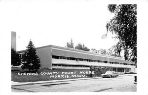 Stevens County Court House Real Photo Morris,  MN