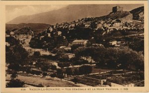 CPA VAISON-LA-ROMAINE Vue Generale et le Mont Ventoux (1086373)