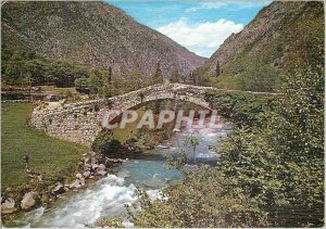 Postcard Modern Valls d'Andorra