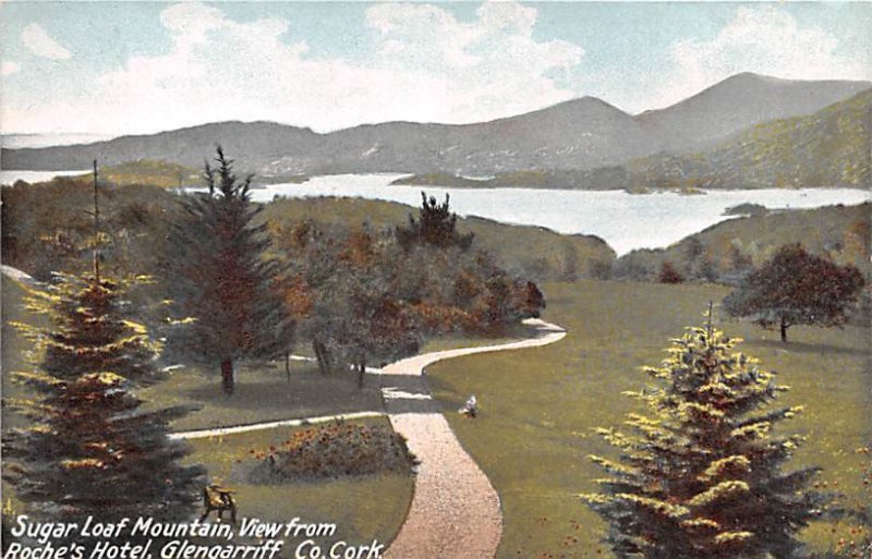 Sugar Loaf Mountain view from Roche's Hotel Glengarriff Ireland Unused 