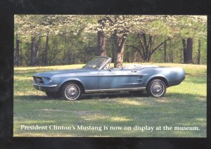 MORRILLTON ARKANSAS MUSEUM OF AUTOMOBILES 1947 FORD MUSTANG BILL CLINTON CAR