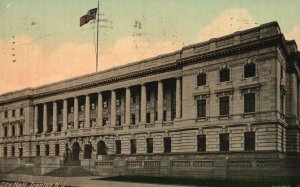 Vintage Postcard 1913 City Hall Building Trenton New Jersey N. J.