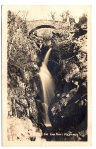 Real Photo, Aira Force Ullswaters Lake, Waterfalls, Lake District, England