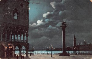 VENEZIA VENICE ITALY FABBRICA PERLE E. MARANGONI FACTORY AD POSTCARD (c. 1910)