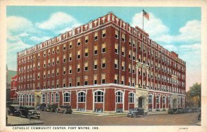 FORT WAYNE, Indiana IN    CATHOLIC COMMUNITY CENTER   ca1920's Vintage Postcard