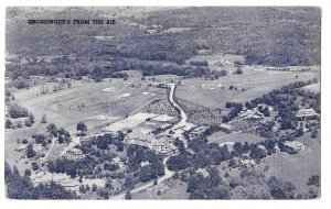 Grossinger's From the Air, New York, Mailed Ferndale to Brooklyn 1943