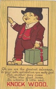 Greatest Salesman Knock On Wood 1913