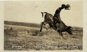 Belbert Bledsow, Real Photo Western Unused 