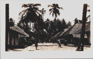 Tanzania Tanga Village 1929 Vintage RPPC C120