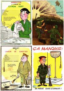 HUMOUR HUMOR MILITAIRE MILITARY 78 MODERN CP