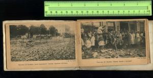 256005 Russia LENINGRAD Flood 1924 by BULLA 16 Cards 1924 year