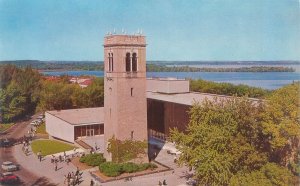 Madison Wisconsin University Carillon Tower Vintage Chrome Postcard Unused