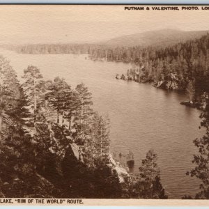 c1940s San Bernardino County, Cali Big Bear Lake Putname Valentine Photo LA A218