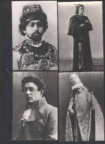 118839 SOBINOV Russian OPERA Singer TENOR set 8 Photo PCs