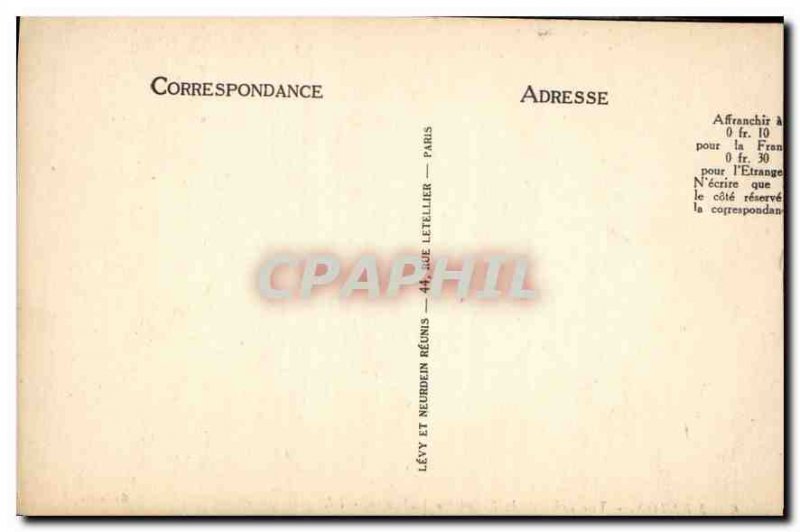 Old Postcard Menton View from the Italian Border