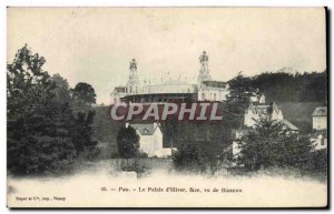 Pau Old Postcard The palace d & # 39hiver face seen Bizanos
