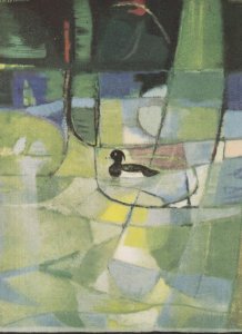 Fred Millett The Tufted Duck London Transport 1960s Poster Postcard