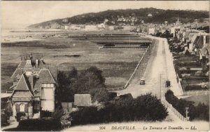 CPA DEAUVILLE La Terrasse et Trouville (1250427)