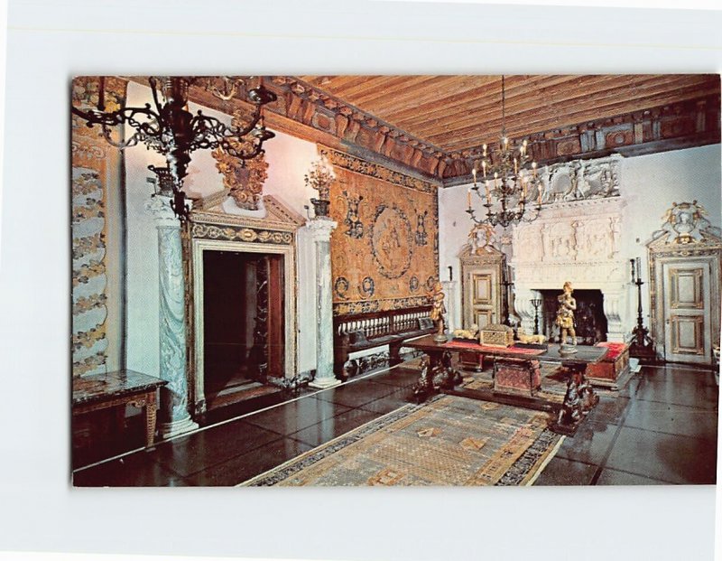 Postcard Great Renaissance Hall, Vizcaya, Miami, Florida