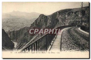 Old Postcard Dauphine line Mure Drac