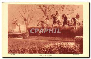 Old Postcard Equestrian Horse Riding Steeple Auteuil