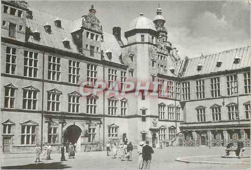 Modern Postcard Kronborg castle courtyard The Slotsgaarden