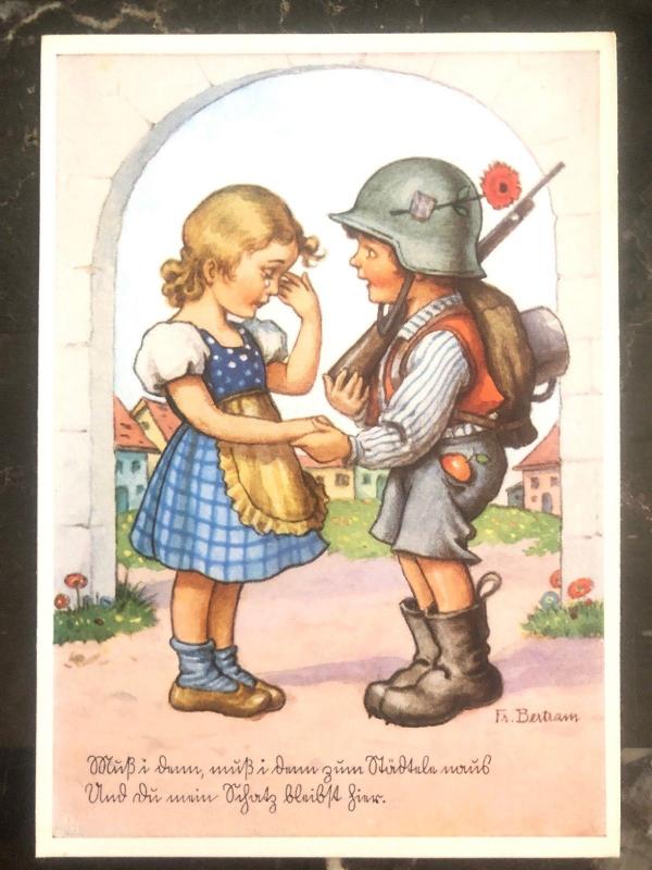 Mint Germany Picture Patriotic Postcard WW2 Don’t Cry We Are Goin To Win