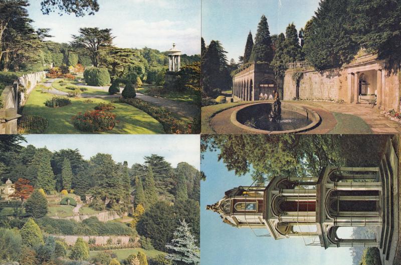 Alton Towers Staffordshire 4x Scenic Postcard s