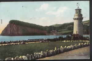 Devon Postcard - Ness Lighthouse, Teignmouth   A9096
