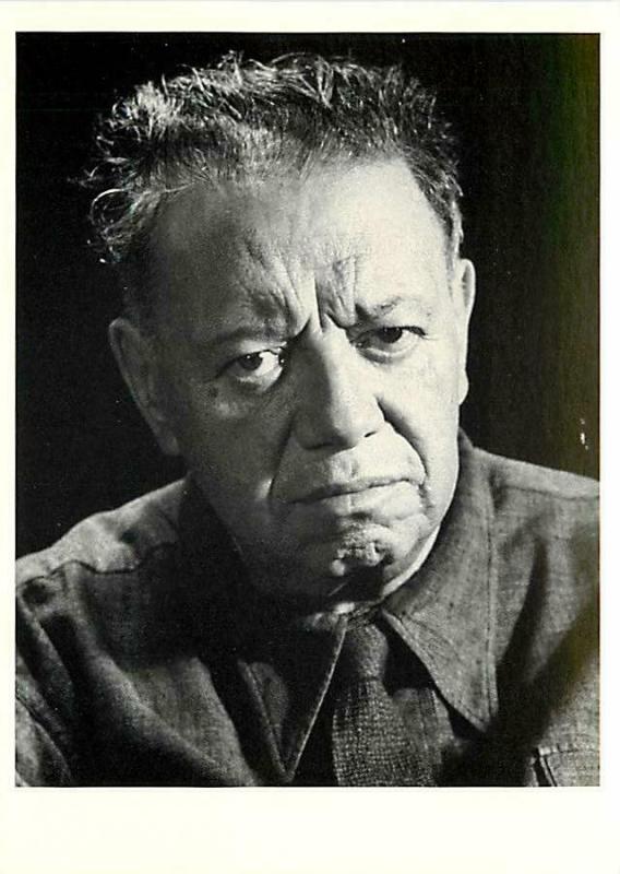 Diego Rivera Mexican Painter Modern Postcard