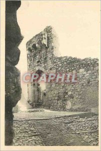 Old Postcard La Turbie (A M) Gate of the Old Chateau