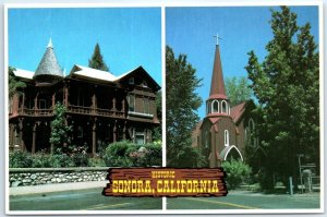 Postcard - Historic Sonora, California