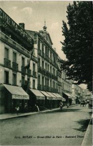 CPA ROYAN - Grand-Hotel de Paris - Boulevard Thiers (480579)