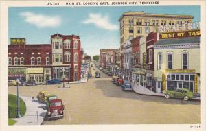 Tennessee Johnson City Main Street Looking East