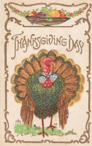 Thanksgiving Day Greetings - Colorful Turkey - DB