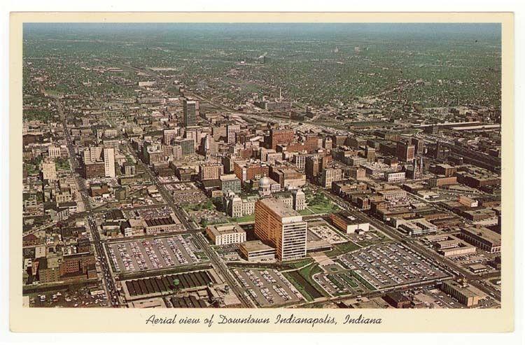 Indianapolis, Indiana, An Early Birdseye View