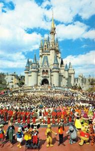 Walt Disney World 0100-10238, Welcome to Walt Disney World,  Vintage Postcard