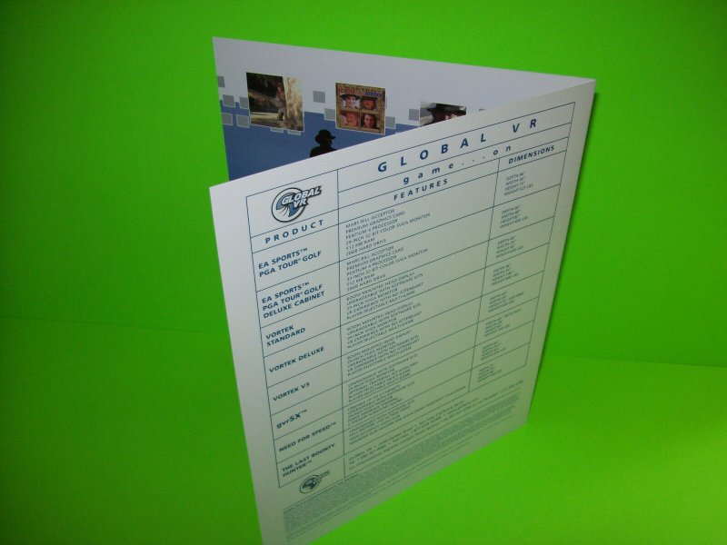 Need For Speed + Original Video Arcade Game Promo Sales Flyer BOOKLET