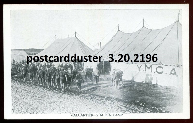 2196 - VALCATIER Quebec Postcard 1915 YMCA Camp by Davies