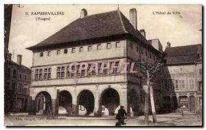 Old Postcard Rambervilliers The City Hall