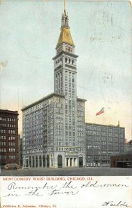 Chicago Illinois 1905 Postcard Montgomery Ward Building