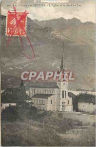 Old Postcard Lake Annecy Sevrier Church and the Fond du Lac