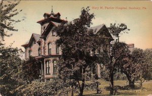 Postcard Mary M Packer Hospital Sunbury PA