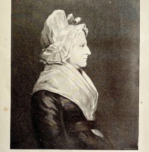 Martha Washington Victorian Print 1901 Woman History Ephemera DWP4C