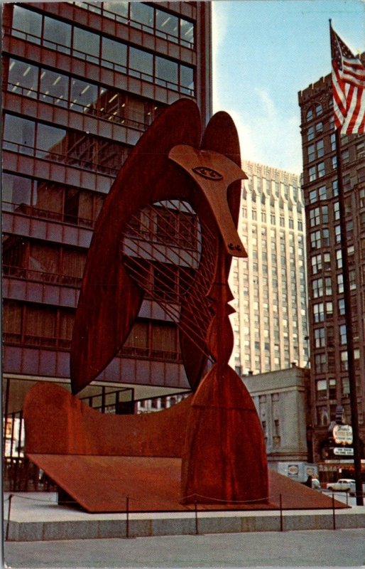 Illinois, Chicago - Civic Center - Picasso Sculpture - [IL-177]