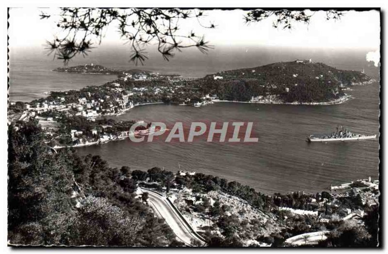 Postcard View Of Modern Villefranche Bay and Cap Ferrat