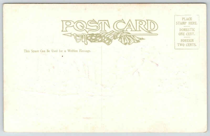 Colorado Springs~Gateway to Garden of the Gods~c1905 Heavily Embossed Postcard 