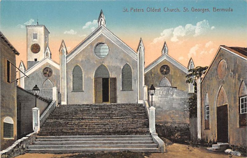 St. Peter's Church St. George's Bermuda Unused 