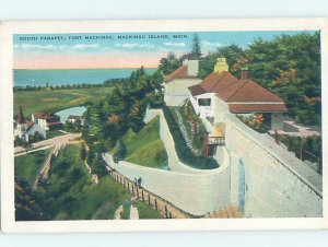 W-border MILITARY SCENE Mackinac Island Michigan MI AF8487