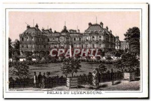 Old Postcard Palais Du Luxembourg Paris